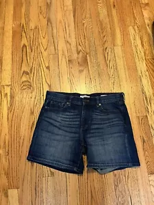 Womens Banana Republic Size 29 Denim Roll Up Shorts Med Wash - Picture 1 of 4