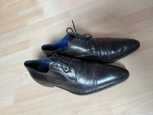 Braune italienische Herren Business Schuhe im Stiletto-Stil in Gr. 42 - Bild 1 von 2