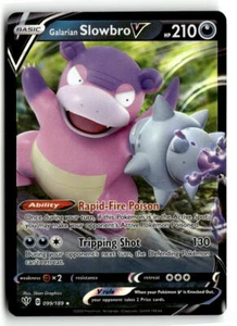 SWSH03: Darkness Ablaze #099/189 Galarian Slowbro V Ultra Rare - Picture 1 of 2