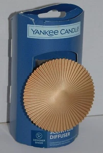 Yankee Candle Pleated Sun Scentplug Diffuser Designer Gold Shade - Picture 1 of 6