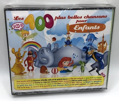 Les 100 Plus Belles Chansons Pour Enfants CD (5 CD's) - Sealed - Изображение 1 из 4