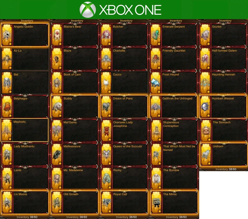 Diablo 3 Xbox One Softcore | All Cosmetics Pets | Choose One Updated! - Image 1 of 1