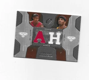 2007-08 SPx Winning Materials Combos #SW Marvin Williams/Josh Smith HAWKS - Picture 1 of 2