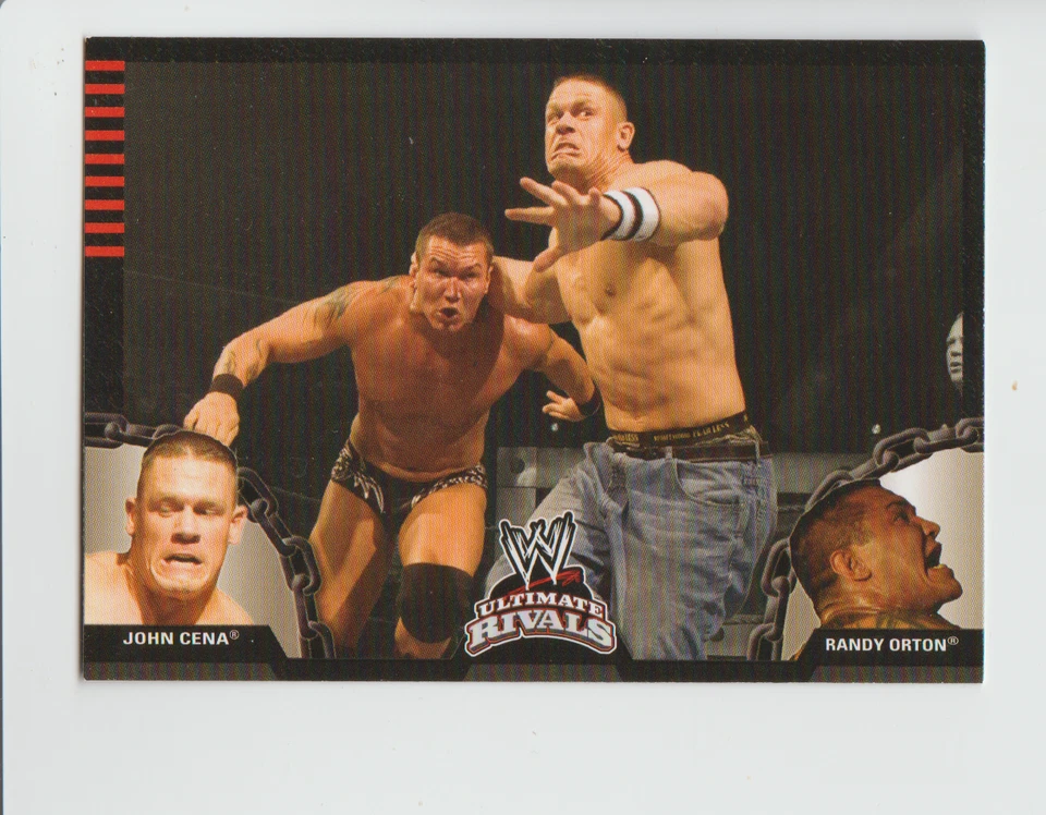 2008 Topps WWE #22 John Cena Vs. Randy Orton card - Image 1 of 1