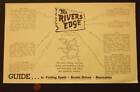 1970s Howard Colorado River's Edge Motel Cafe menu placemat Ghost Towns Fishing-