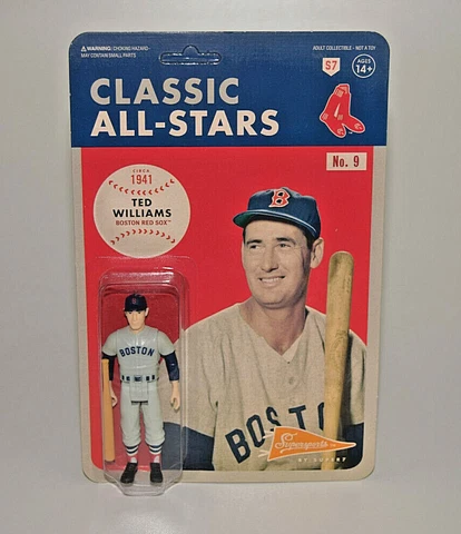 Ted Williams Super7 Classic All-Stars Boston MLB Red Sox ReAction Action Figure Cover