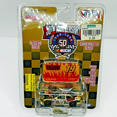 Racing Champions 1998 NASCAR Gold Tony Raines #19 amarillo 1/64 fundido a presión Foto 1 de 3