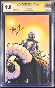 Star Wars: The Mandalorian Temporada 2 #1 Marvel Comics CGC SS 9.8 Firmado Barnes - Imagen 1 de 2