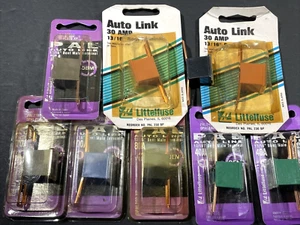 9- Littelfuse PAL 13/16 Bent 32 Volt Auto Link Fuse 40a 30a 70a 100a 80a Fuses - Picture 1 of 4