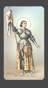 Santino -Holy Card -  Image Pieuse - Heiligenbild Santa Giovanna D'Arco - Picture 1 of 1