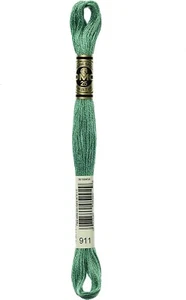 Dmc 6-Strand Embroidery Cotton 8.7yd-Medium Emerald Green - Picture 1 of 1