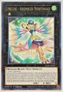 Yugioh Synchrosturm LED8-DE045 Lyrilusc - Zusammengebaute Nachtigall Rare NM/M - Bild 1 von 1