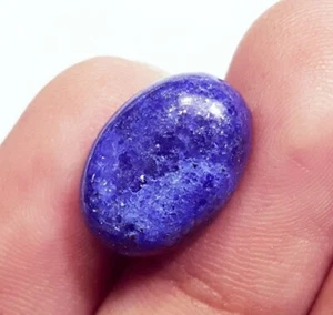 100% Natural Lapis Lazuli 7.25 Ct Certified Loose Gemstone With Free Gift - Picture 1 of 6