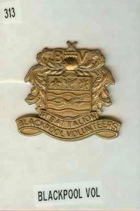 Cap Badge Blackpool Volunteers - Picture 1 of 1