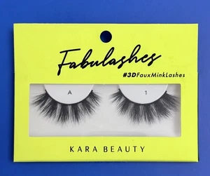 Fabulashes 3D Faux Mink Eyelashes by Kara Beauty – Reusable, Natural Look - Picture 1 of 50