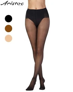 Aristoc Tummy Toner Tights 15 Denier Silk Finish Waist & Tummy Bodytoner Hosiery - Picture 1 of 14