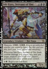 Ink-Eyes, Servant of Oni // Foil // EX // Pre Promos // Engl. // Magic