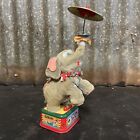 Circus Elephant T.N.Trade Mark Modern Vintage Tin Toy - Made In Japan