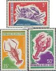 Briefmarken Elfenbeinküste 1971 Mi 381-383 postfrisch Fische