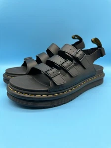 Dr. Martens Soloman Sandalen schwarz Leder Herren Größe 13 NEU ohne Karton - Bild 1 von 10