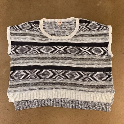 Suéter Pullover Mossimo Para Mujer Talla XL Gris Marfil Cuello Redondo Manga Dolamn Foto 1 de 4