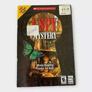 I Spy Mystery Brain Building Games for Kids! PC CD-ROM WIN/MAC Scholastic SEALED - Picture 1 of 4
