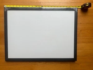 Magnetisches trocken abwischbares Whiteboard schwarzer Rahmen 23" x 17" (PO# 9013) MDF U Marken - Bild 1 von 4