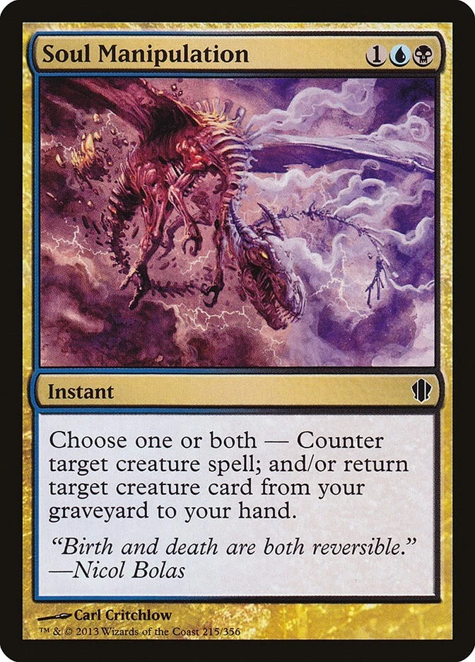 Commander 2013 Soul Manipulation MTG Magic the Gathering NM - Image 1 of 1