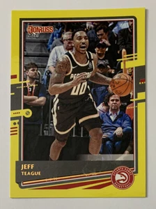 Panini Donruss 2020-21 baloncesto Jeff Teague Atlanta Hawks Yellow Flood #113! - Imagen 1 de 2