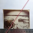 Victorian Or Edwardian Photograph Newquay Cornwall Harbour Old Boats