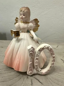 Statuina angelo Josef originale vintage 10 anni festa compleanno da collezione - Foto 1 di 9