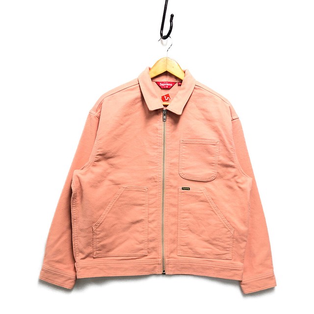 Supreme Moleskin Work Jacket Dusty Pink-