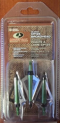 Mossy Oak #47289 CP125 125 Grain Broadhead 3pk Green GE