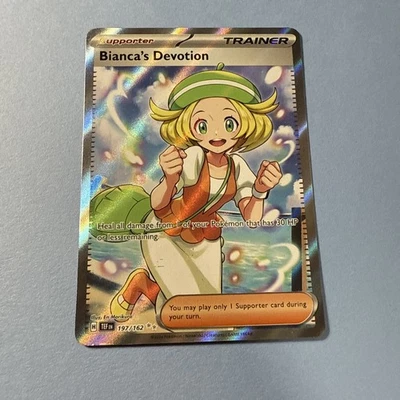 Bianca's Devotion Holo Card 197/162 SV05: Temporal Forces Ultra Rare - Image 1 of 3