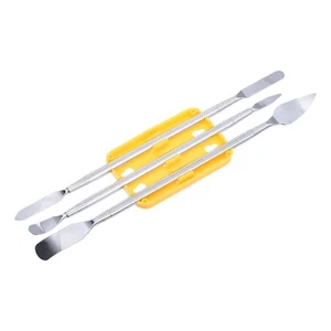 3-teiliges Metall-Spudger-Set Brecheisen Flachkopf Edelstahl-Hebelwerkzeuge - Bild 1 von 4