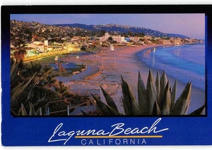 LAGUNA BEACH, CA Orange County anni 80/90 cartolina d'epoca continentale 4x6 - Foto 1 di 2