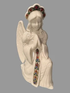 Vintage Lenox China Christmas Jewels Collection Figural Angel Kneeling - Picture 1 of 4