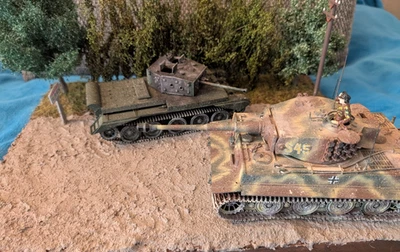 diorama 1:35 gebaut "Schlacht um Villers-Bocage" - Bild 1 von 4