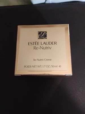 Crema hidratante rica Estee Lauder Re-Nutriv 1,7 oz/50 ml tamaño completo nueva con caja Foto 1 de 4