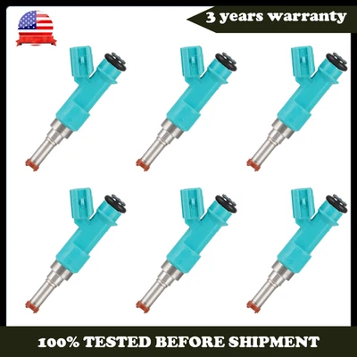 6x Inyector de combustible FJ1084 para Lexus ES350 3,5 L V6 2013 2014 2015 2016 2017 2018 EE. UU. Foto 1 de 4