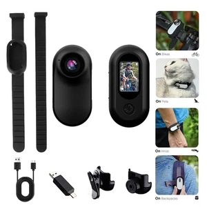 2 IN 1 Mini Pet Camera 1080P Action Camera DVR Outdoor Sports Video Records VLOG - Picture 1 of 13