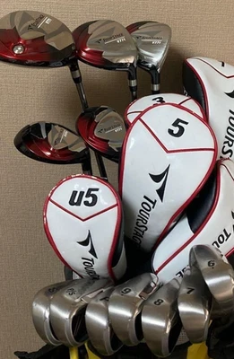 TOURSTAGE Club Set 1W 3W 5W 4H 5H 6-9i Pw P/S Sw PT 13pc RH Graphite Regular - Image 1 of 4