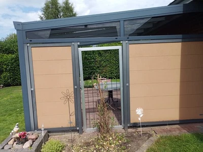 WPC Sichtschutzwände Sichtschutzzaun - Bild 1 von 4