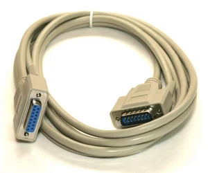 DA15 Extension Cable Male to Female 10FT DB15-M DB15-F - Picture 1 of 1