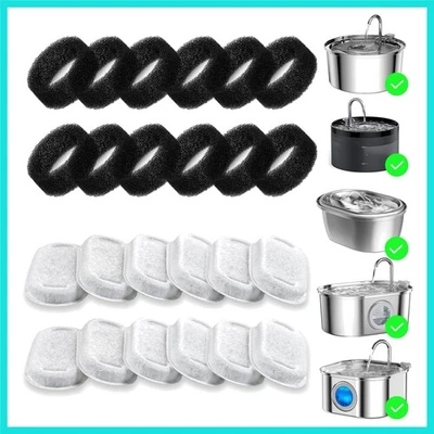 24 Stück Katzenbrunnen Ersatz, 4+4/8+8/12+12/16+16 Stück für Edelstahl... - Bild 1 von 4