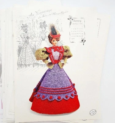 Annie's Calendar Bed Doll Society  1994 -  crochet - Image 1 of 4