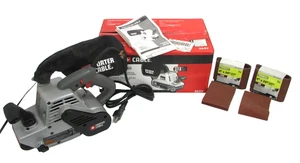 PORTER CABLE TOOLS #362V, 4" X 24" VARIABLE SPEED BELT SANDER w/ DUST COLLECTION - Picture 1 of 18