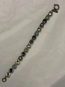 Catherine Popesco La Vie Parisienne France Swarovski Crystal Rhinestone Bracelet - Picture 1 of 7