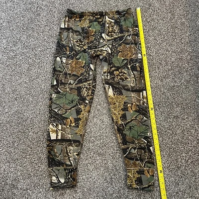 VTG Cabela's Grid Fleece Seclusion 3D Camo Pants Size L Hunting Hiking Outdoor - Image 1 of 4