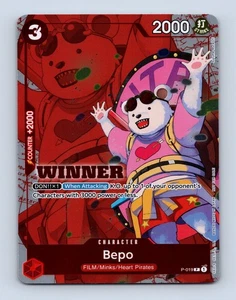 Bepo (Winner Pack Vol. 7) PR One Piece Promotion Cards P-019 NM - Bild 1 von 2